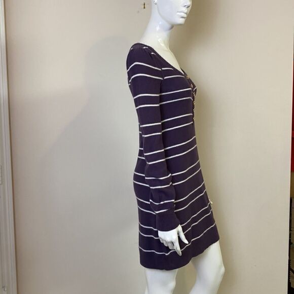 Juicy Couture Dress purple and white stripe Size Small - Picture 3 of 5